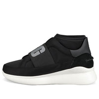 (WMNS) UGG other Platform shoes 'Black White' 1095097-BLK
