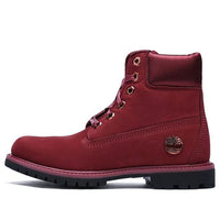(WMNS) Timberland 6" Premium Waterproof Boot 'Burgundy Nubuck' A1SC7