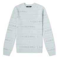 A-COLD-WALL* Chain Jacquard Knit Sweaters 'Ice Grey' ACWMK031IC-GRY