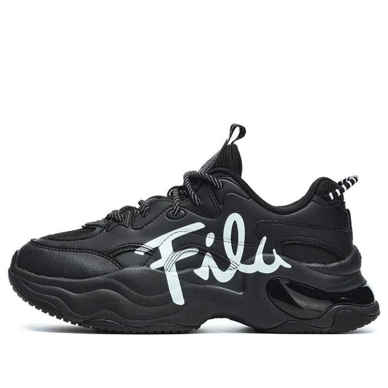 (WMNS) FILA FUSION Marathon Running Shoes 'Black White' T12W231304FBW