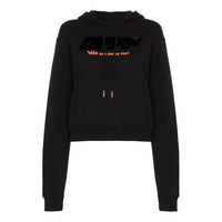 (WMNS) Off-White Modern Obstacles Loose Cotton Black OWBB016F180030581010