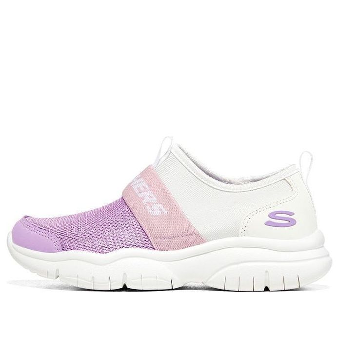 (GS) Skechers Casual Sport Shoes 'White Purple' 303200L-WLV