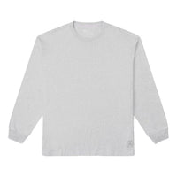 Converse Gold Standard Embroidered Logo Long Sleeves T-Shirt Asia Sizing 'Grey' 10026898-A02