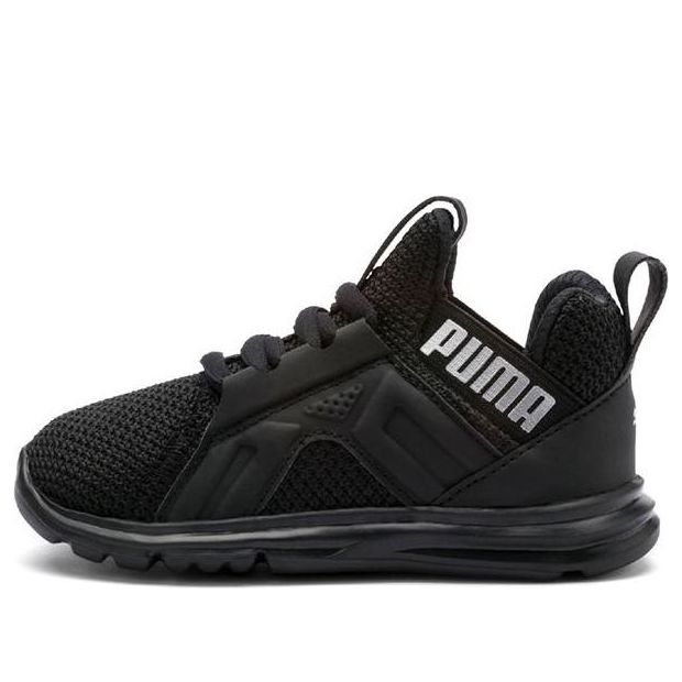 (PS) PUMA Enzo Weave Sports Running Shoes Black/White 192306-01