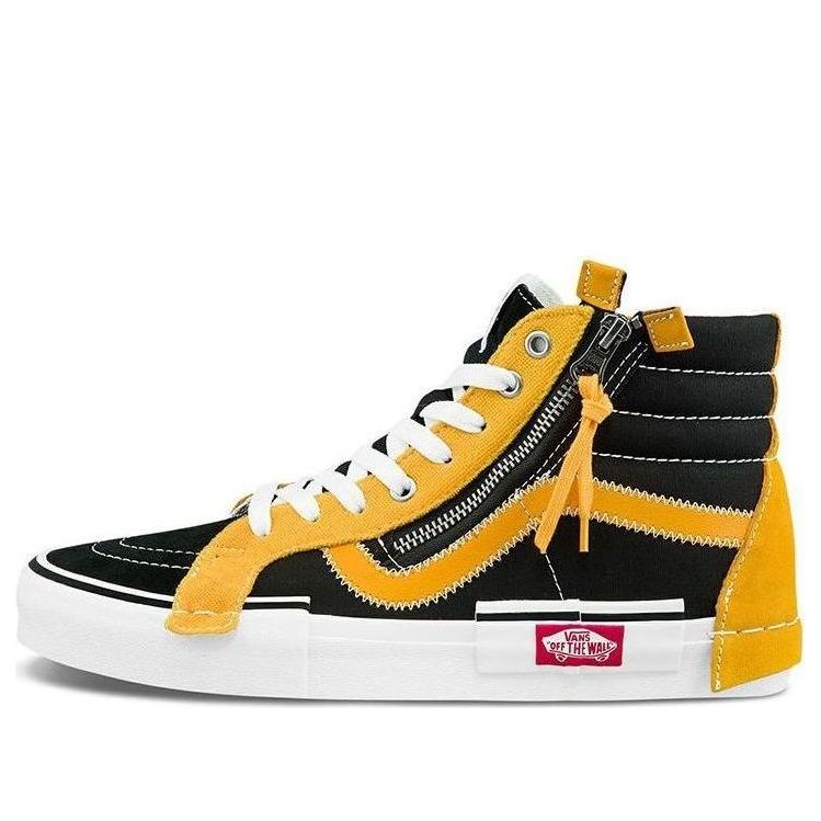 Vans Sk8-hi Reissue Cap Skate Shoes Black/Yellow VN0A3WM15FG