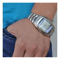 CASIO Male DATE BANK Japan / South Korea Fashion Waterproof Mens Silver Digital DB-E30D-1A