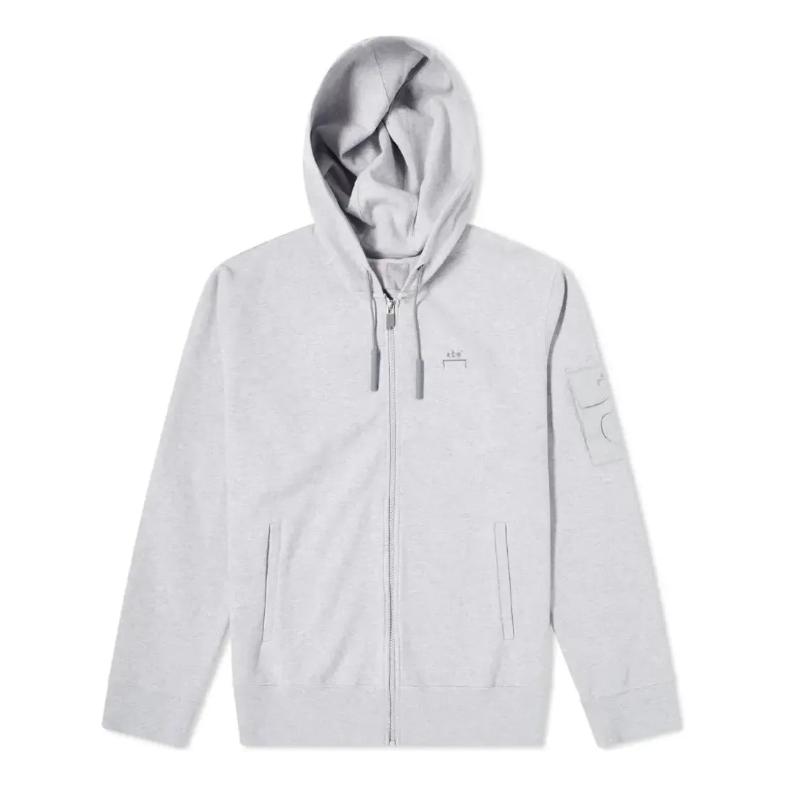 A-COLD-WALL* Essential Logo Zip Hoodie 'Grey Melange' ACWMW031-GREMEL