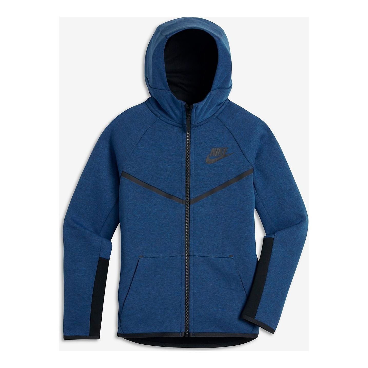 (GS) Nike Tech Fleece Windrunn Hoodie 'Blue' 856191-431