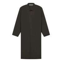 Fear of God Essentials FW22 Long Coat 'Off Black' FOG-FW22-852