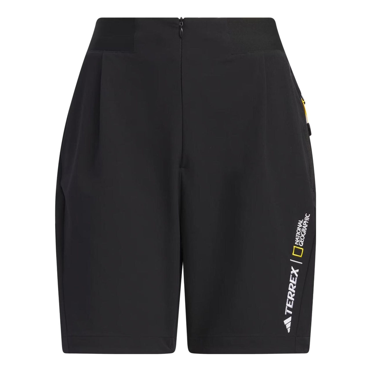 (WMNS) adidas National Geographic Shorts Asia Sizing 'Black' HY4696