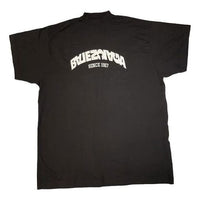Balenciaga Back Flip T-shirt Oversized 'Black' 739028TPVF91070