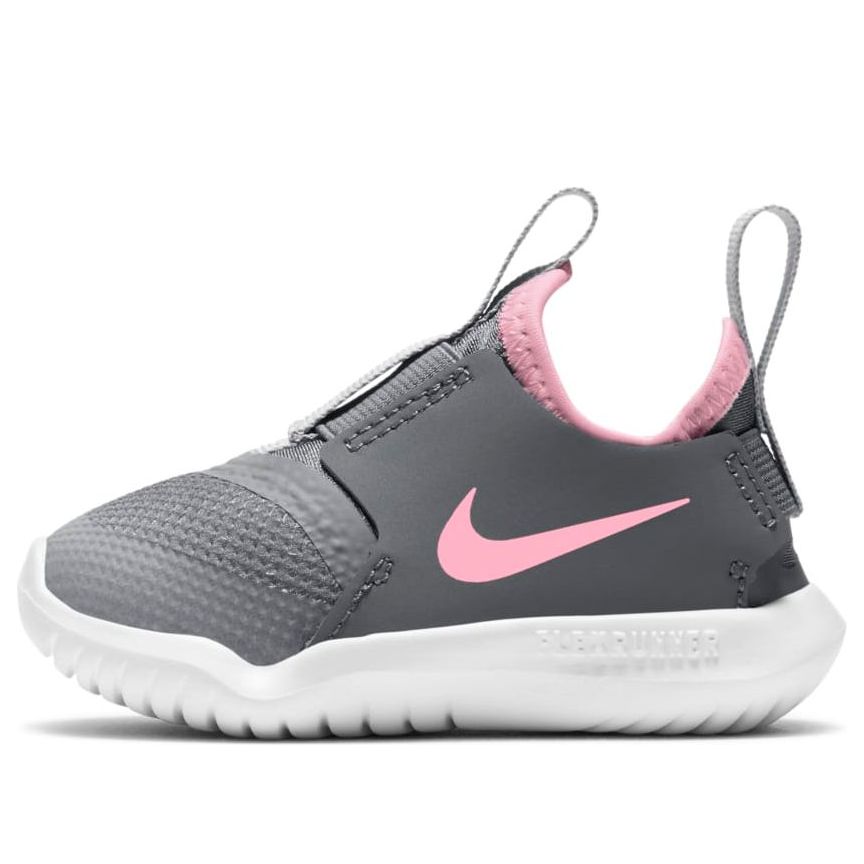 (TD) Nike Flex Runner 'Light Smoke Grey Pink Foam' AT4665-018