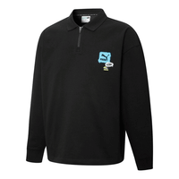 PUMA Trend Graphic Logo Sweatshirt 'Black' 536075-01