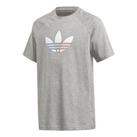 (GS) adidas Adicolor Graphic Tee 'Grey' GN7435
