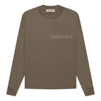 Fear of God Essentials FW22 Long Sleeve Tee 'Wood' FOG-FW22-478