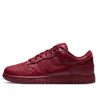 (WMNS) Nike Dunk Low 'Team Red Croc' HV4388-600