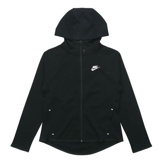 (WMNS) Nike Sportswear Windrunner Rech Fleece 'Black' BV3456-010