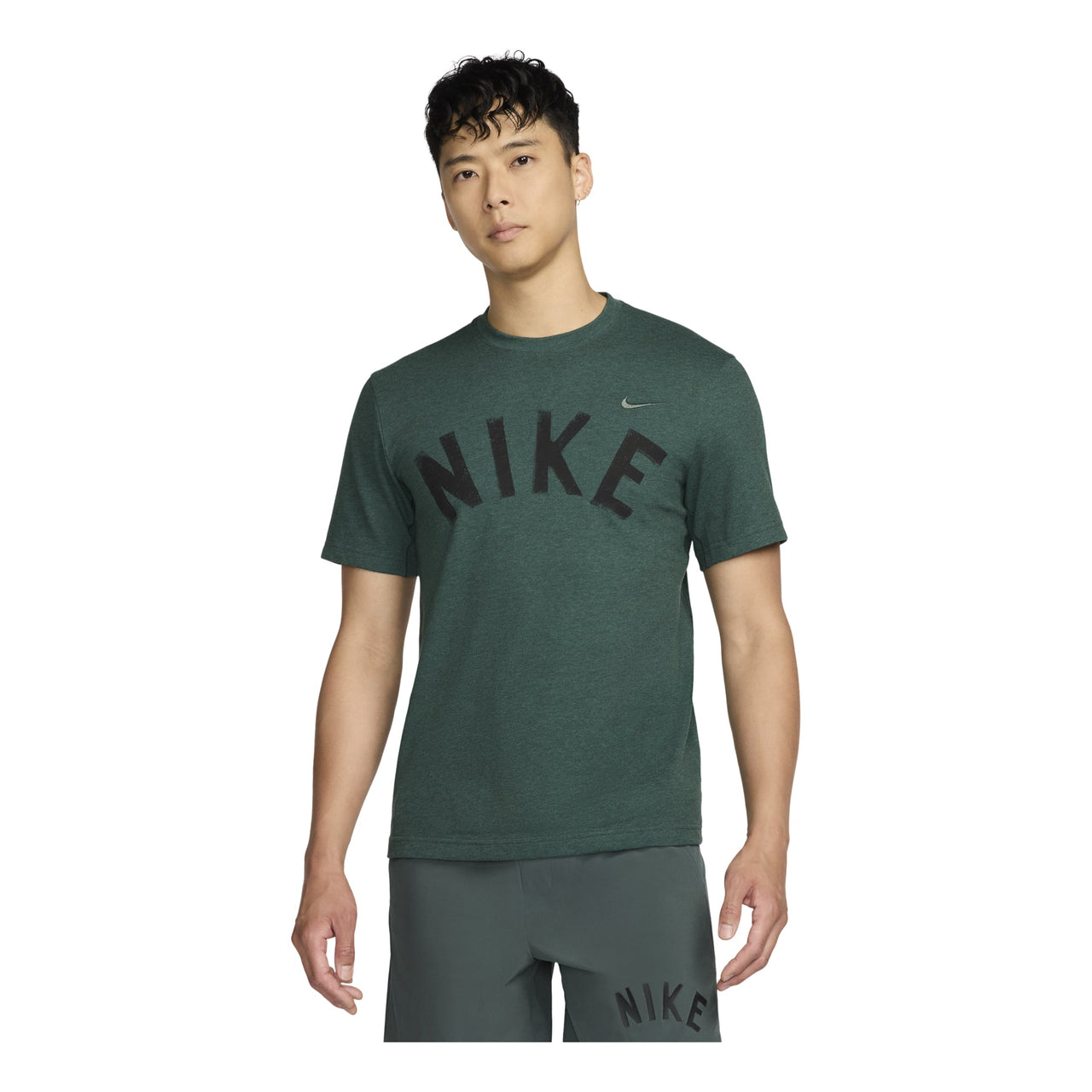 Nike Primary Swoosh Dri-FIT Training T-Shirt Asia Sizing 'Vintage Green' FV9771-338