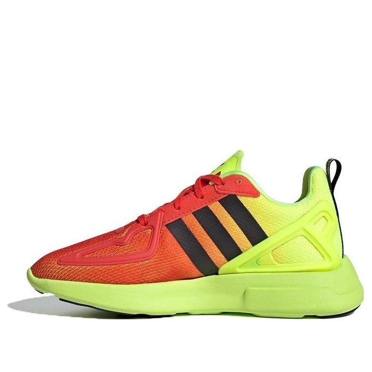 (GS) adidas originals ZX 2K Flux J 'Orange Green Black' FV8594