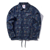 Li-Ning New York Fashion Week Series Embroidered Logo Sports Jacket Blue AFDP627-1