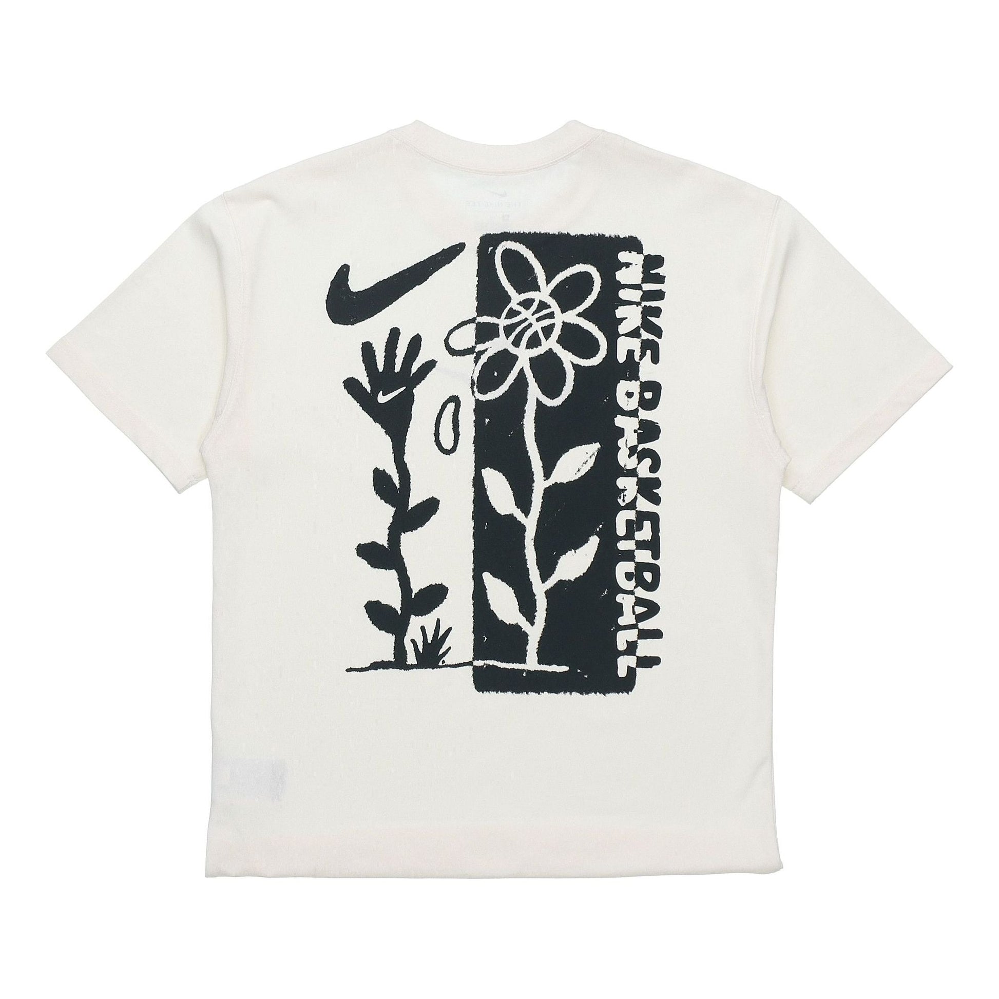 Nike Basketball Graffiti Print Short Sleeve For Men Beige Creamy DC1284-910