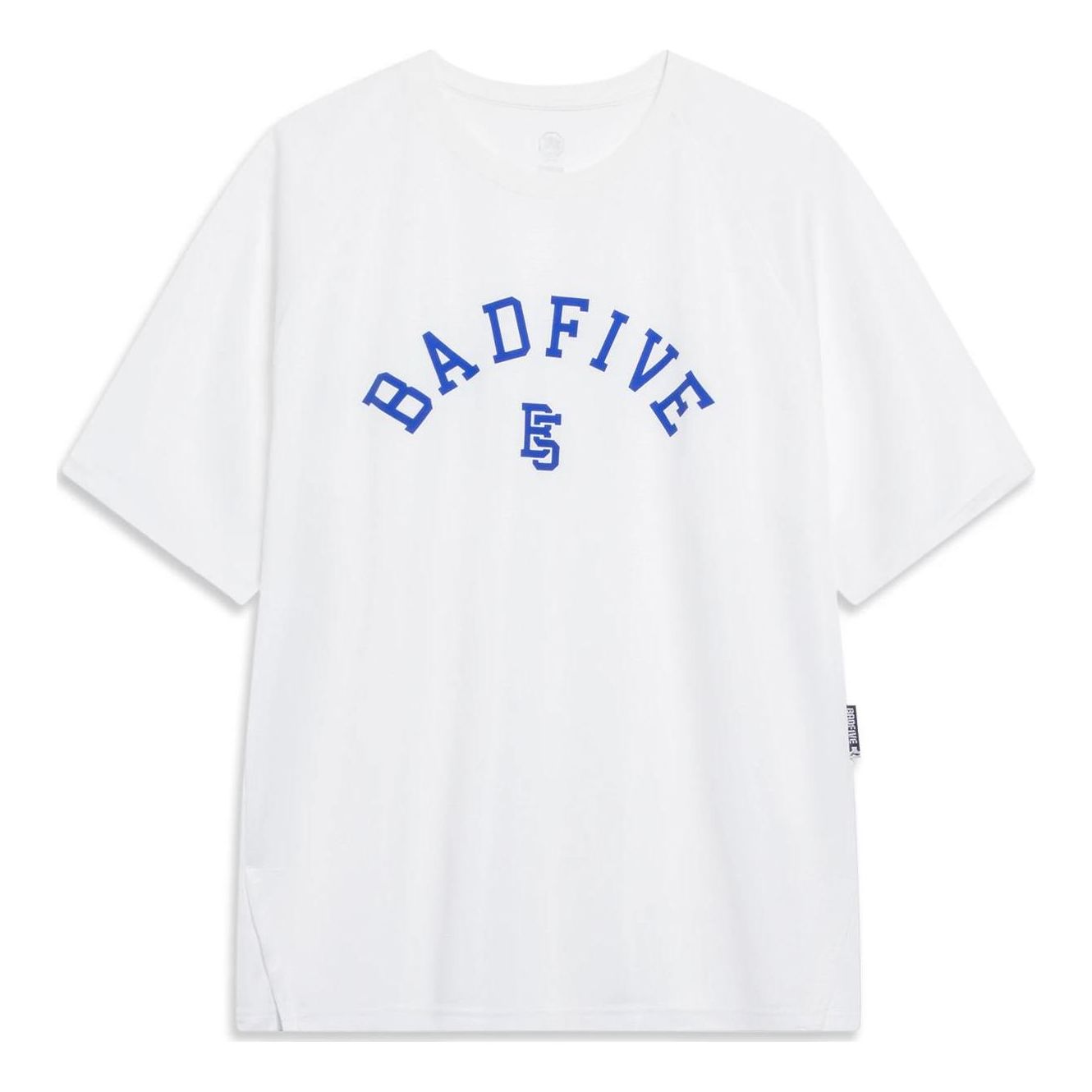 Li-Ning BadFive Logo T-shirt 'White Blue' ATST087-1