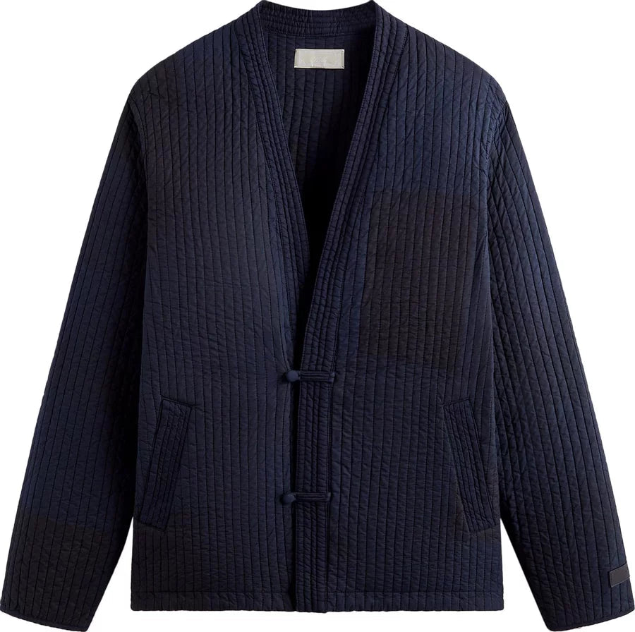 KITH Abbott Quilted Gi Jacket 'Ink' KHM010531-432