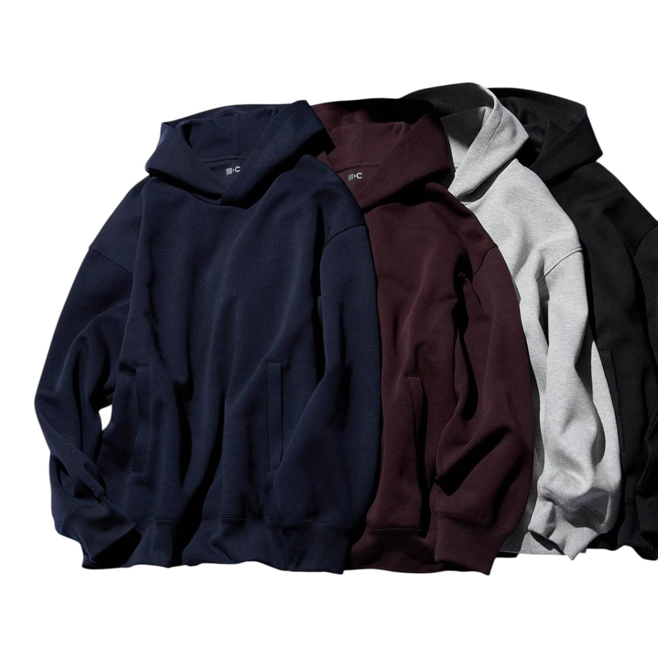 UNIQLO Sweat Oversized Hoodie 'Navy' 482309-69